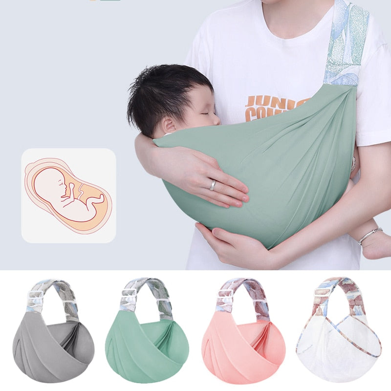 Adjustable Baby sling Wrap Baby Carrier Soft wrap Sling for Newborns Baby Carrier Scarf Toddler baby Sling Wrap Suspenders