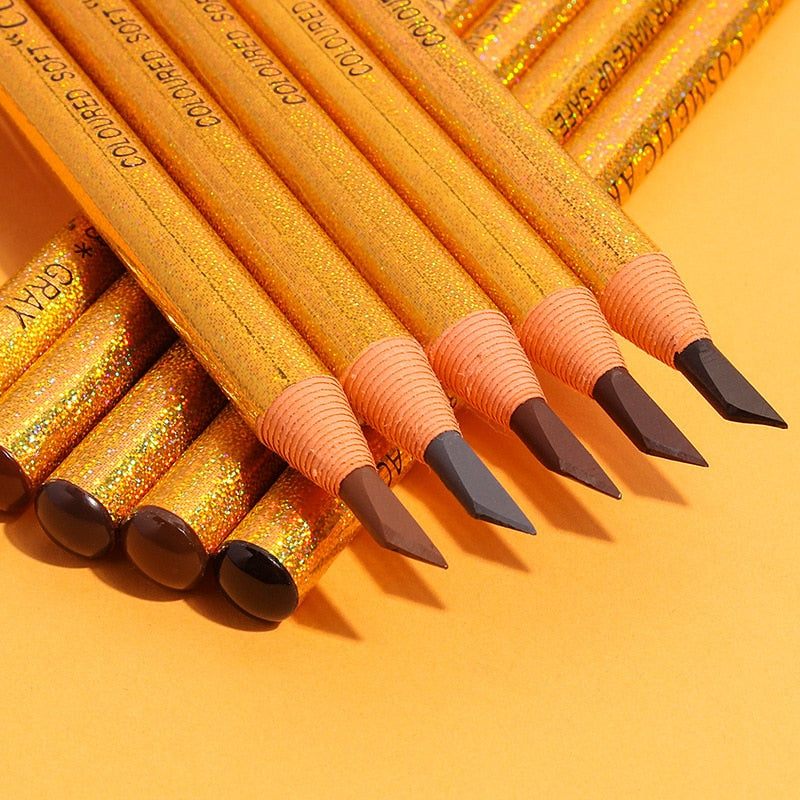 This one-piece waterproof eyebrow pencil is for creating natural-looking, defined brows